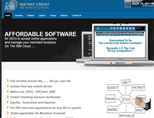 Tablet Screenshot of instantcreditmanager.com